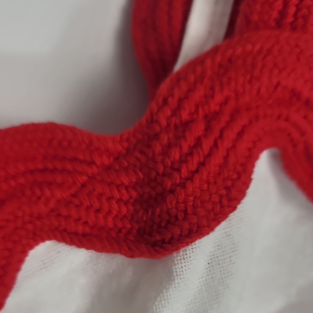 Mango Red and White Scalloped Tank Top - Picture 3 of 6